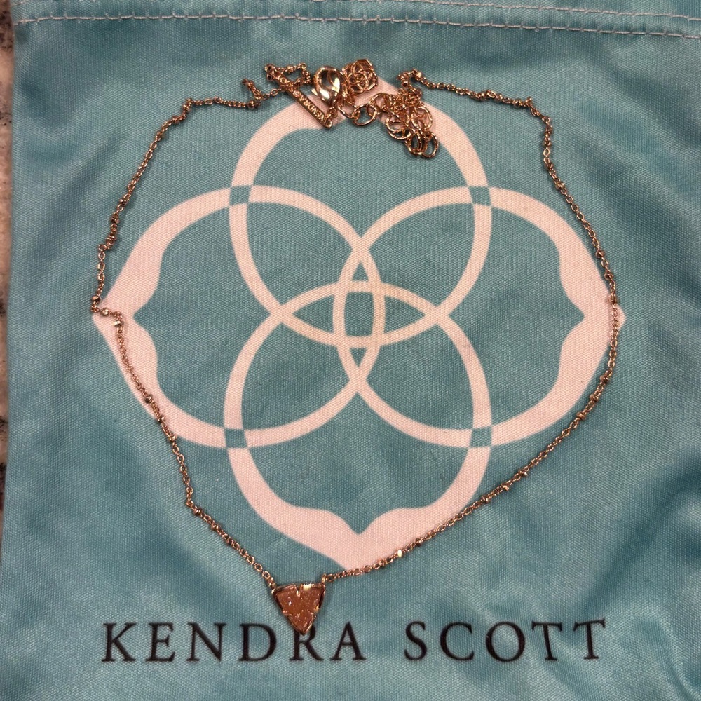 Kendra Scott Rose Gold Necklace